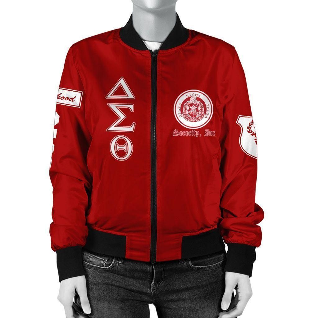 Elephant Delta Sigma Theta Sorority Bomber Jacket