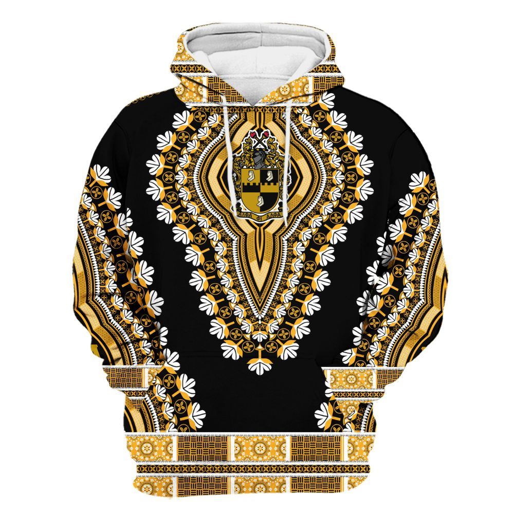 Ireishprint ΑΦΑ Shirt, African Dashiki Style ΑΦΑ Fraternity Hoodie