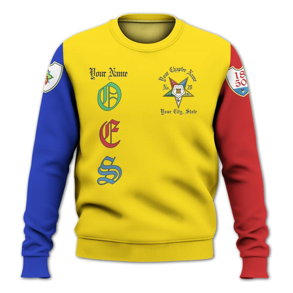 Ireishprint OES Custom Legacy Shirt, Ruth Pentagon Sisters Order Of The Eastern Star OES Sweatshirt
