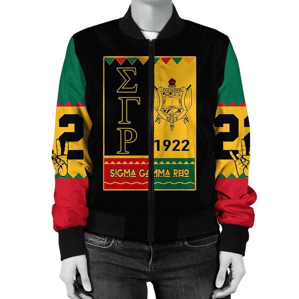 Sigma Gamma Rho Black History Month Bomber Jacket