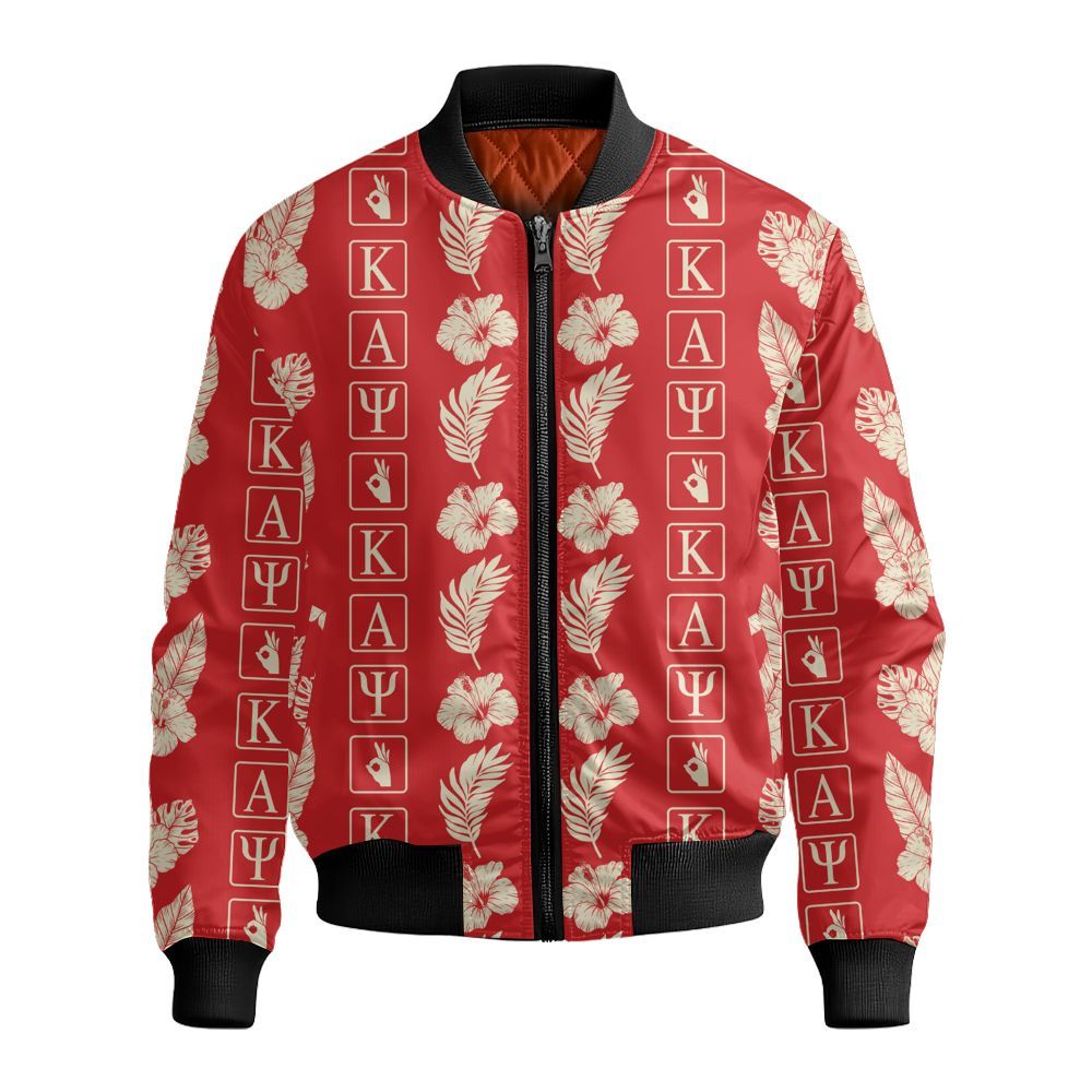 Ireishprint ΚΑΨ Hawaii Short, Tropical Hawaii Short ΚΑΨ Fraternity Bomber Jacket
