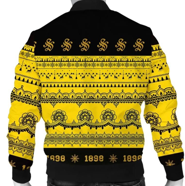 Africa Zone Jacket - Phi Mu Alpha Sinfonia Xmas Establish Year Bomber Jacket