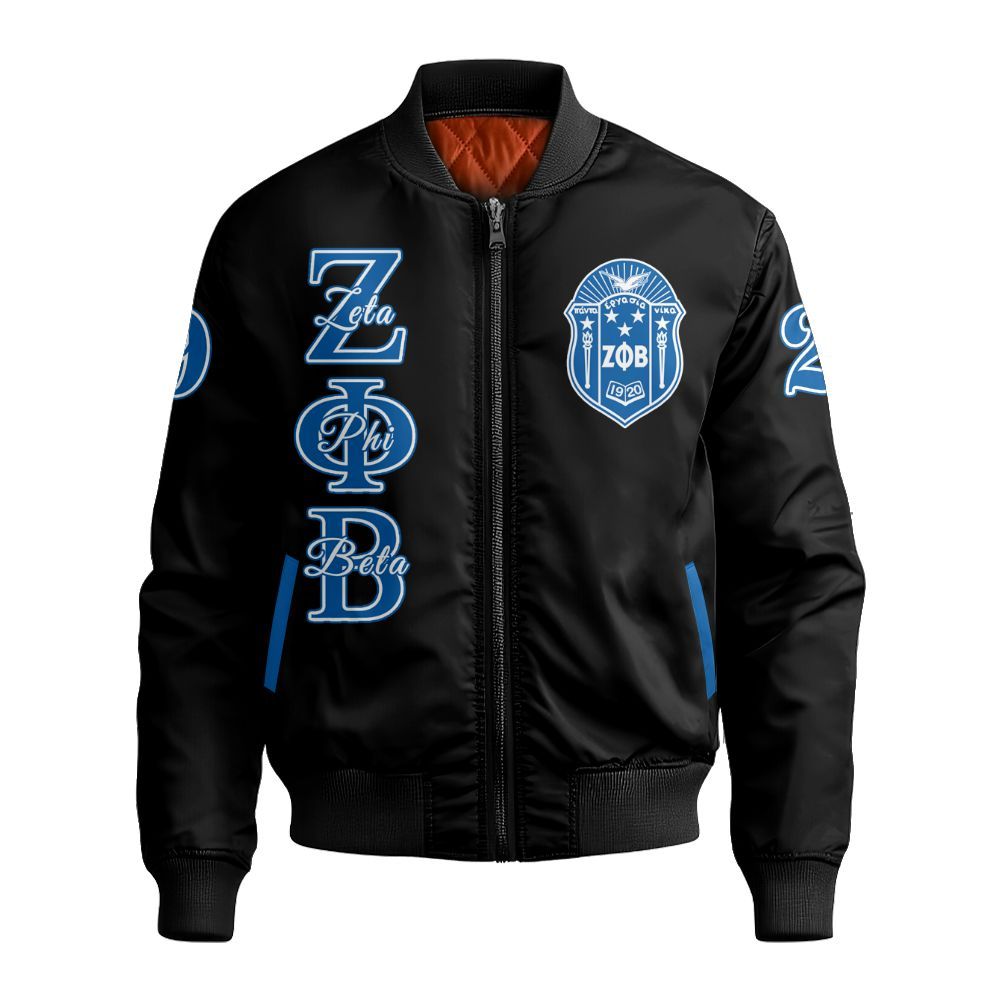 Ireishprint Zeta Phi Beta Polo Shirt, Hand Sign Black Polo Shirt Zeta Phi Beta Sorority Bomber Jacket
