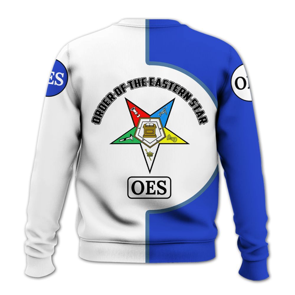 Ireishprint OES Custom Legacy Shirt, Blue Circle Legacy Style Order Of The Eastern Star OES Sweatshirt
