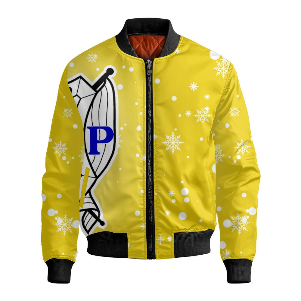 Ireishprint Sigma Gamma Rho Ceramic Ornament, SGRho Sorority Christmas Ornament Bomber Jacket