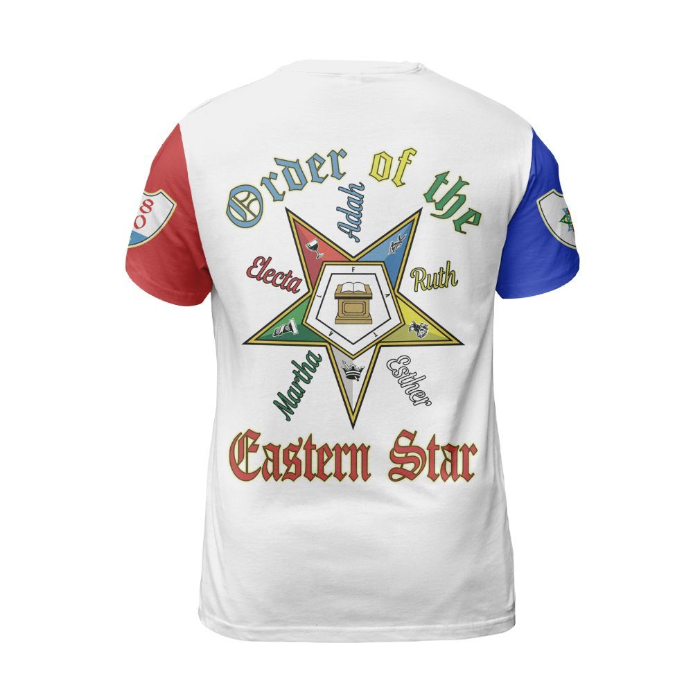 Ireishprint OES Custom Legacy Shirt, Esther Pentagon Sisters Order Of The Eastern Star OES Shirt