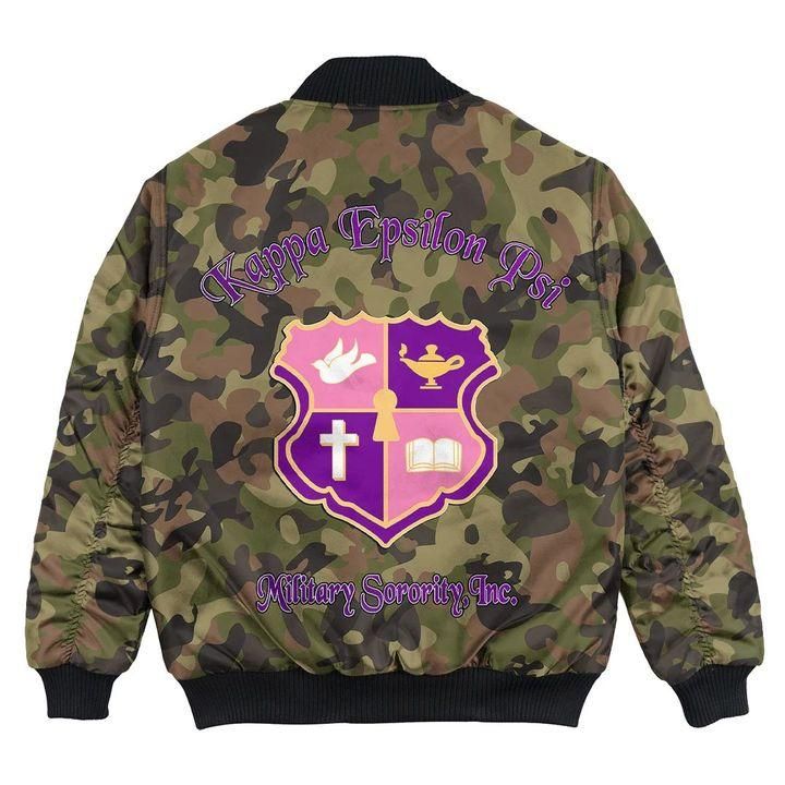 Kappa Epsilon Psi Camo Bomber Jacket RLT13