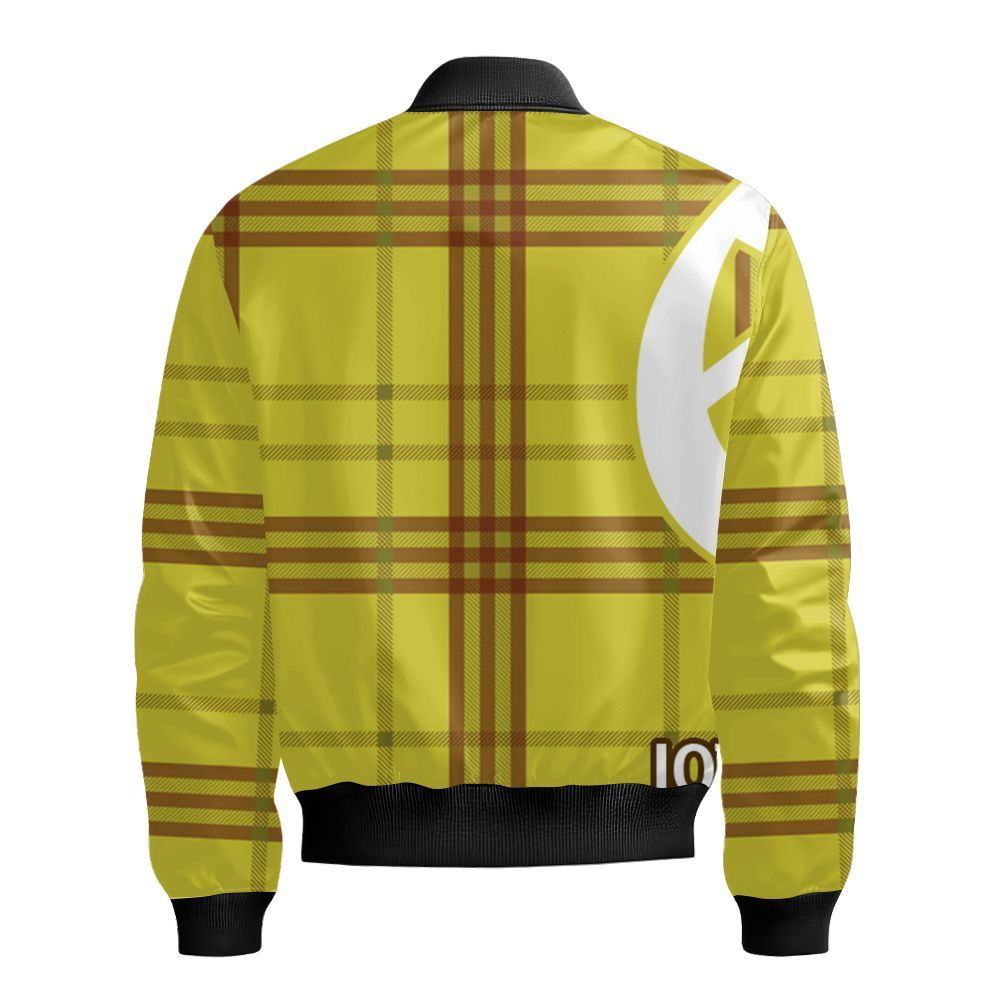 Ireishprint Iota Phi Theta Ceramic Ornament, Handsign Inspired Charcoal Brown 1963 Fraternity Xmas Ornament Bomber Jacket