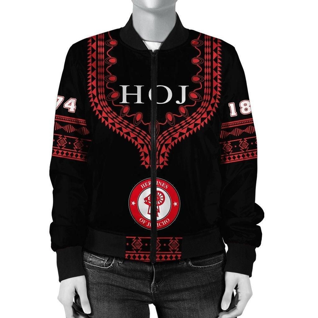 African Jacket - Heroines Of Jericho Dashiki Bomber Jacket - Alva Style