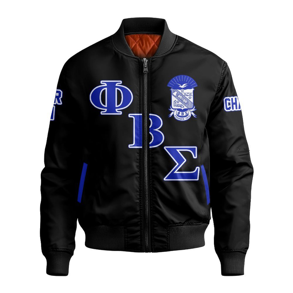 Ireishprint ΦΒΣ Custom Chapter Polo Shirt, Personalized Dove Black Royal Blue Polo Shirt 1914 Fraternity Bomber Jacket